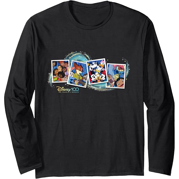 ★新品未使用★ミッキー 長袖Tシャツ Disney100 Disney tシャツ ディズニー ミッキーマウス/綿100％手書き風
